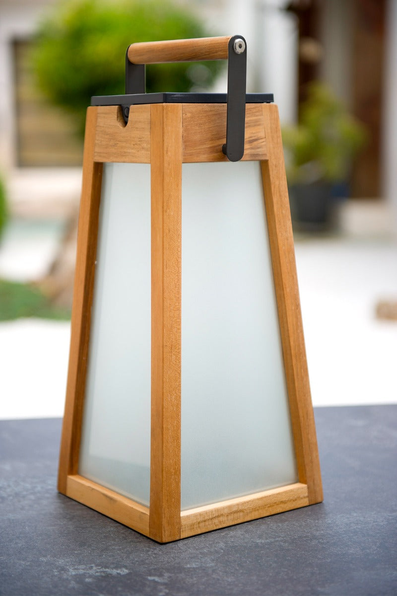 Lanterne solaire jardin Tecka 38cm