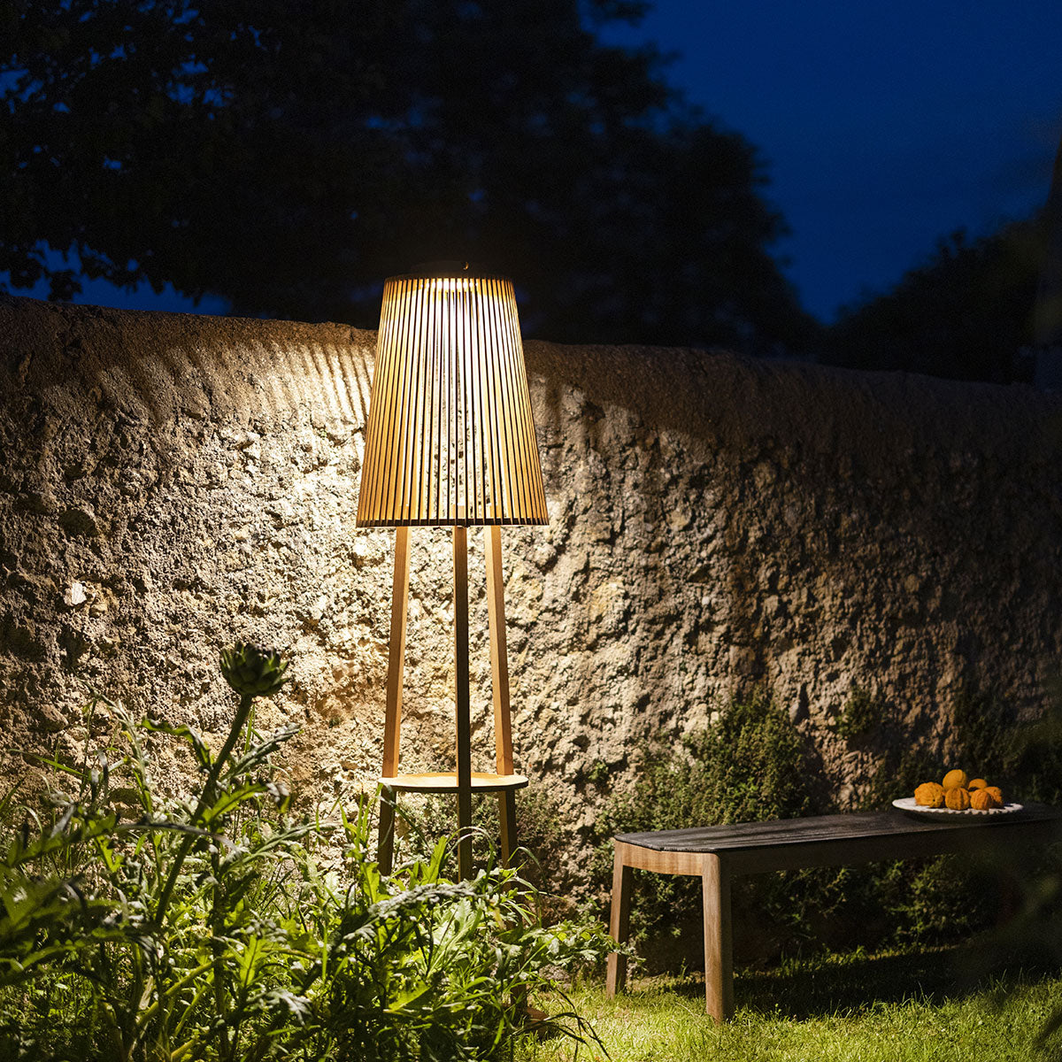 Lanterne solaire jardin tecka 186cm